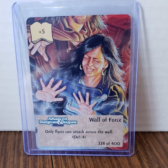 TSR Spellfire CCG 1st Ed. WALL OF FORCE Card #338 of 400 Dungeons & Dragons - Picture 1 of 3
